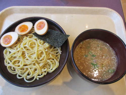「魚介醤油煮玉子つけめん 950円」@つけめん 潤やの写真