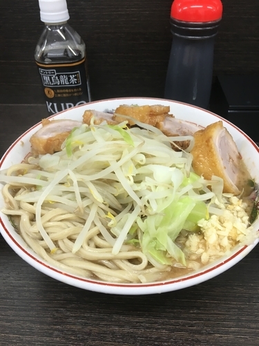 「小豚ラーメン  大蒜」@ラーメン二郎 川越店の写真