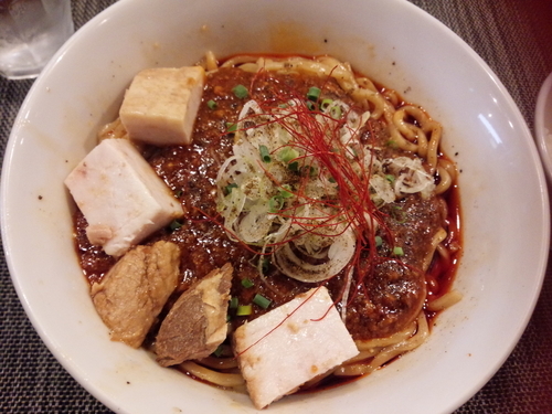 「麻婆まぜそば」@らぁ麺 やまぐち 辣式の写真