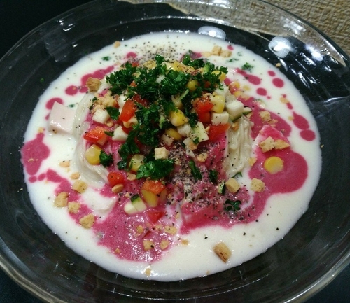 「【限定】PINKビシソワーズ　９５０円」@自家製麺SHINの写真