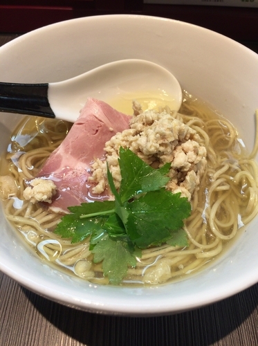 「限定 冷やし鶏鮭そば ¥850」@柳麺 呉田-goden-の写真