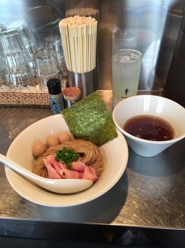 「淡麗煮干昆布水つけ麺 ¥900」@さんじの写真