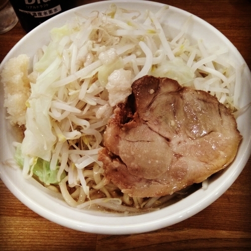 「トンコクラーメン・大盛」@煮干し らーめん てのごい屋 生田店の写真