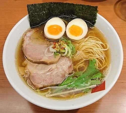 「東京駅 鶏だし醤油中華そば」@東京の中華そば ちよがみの写真