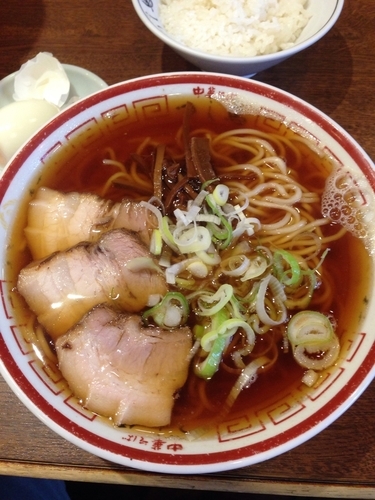 「中華そば（並）＋ゆで卵」@中華そば つし馬の写真