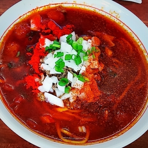 「【限定】サラマンダー　９００円」@激辛ラーメン専門店 レッチリ 土浦本店の写真