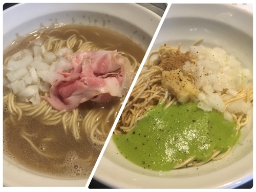 「境港産新鯵煮干そば、ハラペーニョの和え玉」@灰汁中華 丿貫 福富町本店の写真