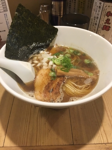 「だし醤油らーめん780」@焼きあご煮干しラーメン きちの写真