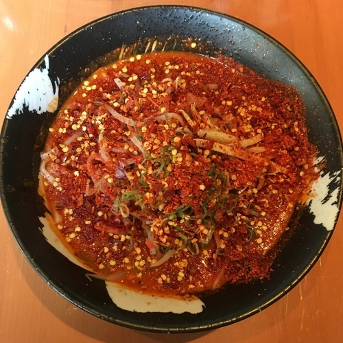 「【限定】辛味噌生姜ラーメン (880円)」@なかひらの写真