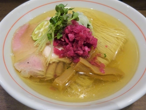 「焼き干しの向こう側 1000円 ＋ 金のしずく丼 250円」@八咫烏の写真