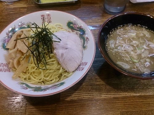 「8月限定 和風だし豚骨つけらぁめん 麺1.5玉」@らあめん 寸八 総本店の写真