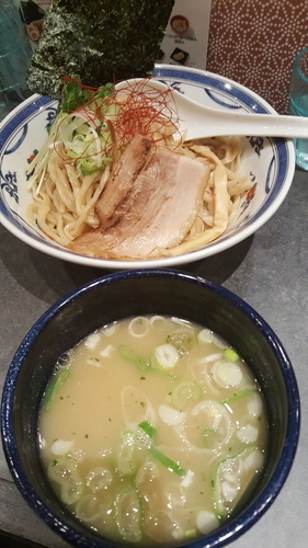 「鶏白湯つけ麺中盛」@つけ麺や 武双の写真