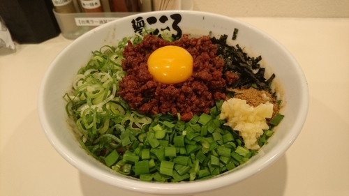 「台湾まぜそば(大･追い飯付)+台湾ミンチ増し」@麺屋こころ 大船店の写真