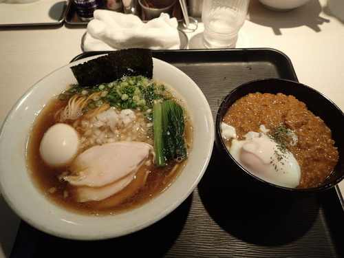 「イカしたあっさり煮干しそば+α」@煮干し中華そば 一燈の写真