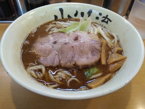 「らーめん　中盛り」@創作らーめん 小川流 二本松店の写真