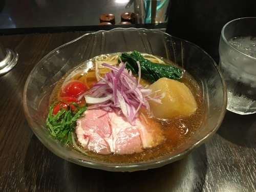 「冷ニボ」@麺処 さとう 桜新町店の写真