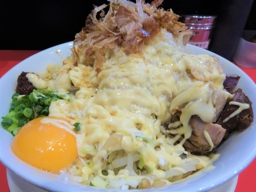 「まぜそば　　830円」@用心棒の写真