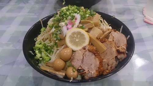 「冷やし汁なし醤油 850円」@ラーメン 富次郎の写真