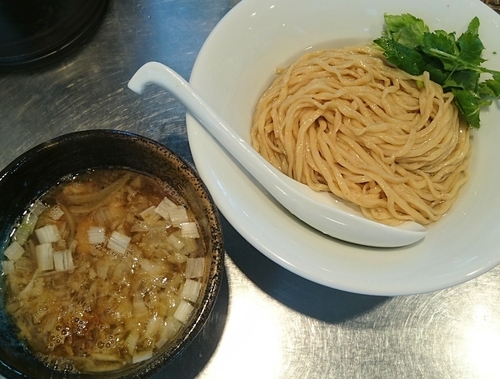 「鴨カレー南蛮つけそば」@日の丸さんじの写真