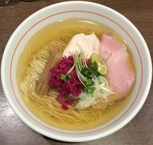 「白:津軽焼き干しの向こう側(淡麗)1000円」@八咫烏の写真