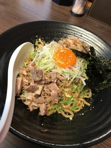 「まぜそば（200g）700円」@花笑み中華そば かれんの写真