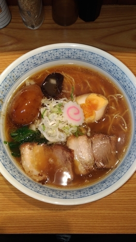 「らーめん 並150g 700円 味玉サービス」@つけめん 麺吉の写真