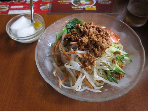 「冷し担々麺：820円」@南国亭 神谷町駅前店の写真