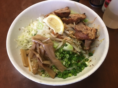 「塩ばんめん＋温野菜+炙チャーシュー／¥650+100+200」@麺食堂 一真亭の写真