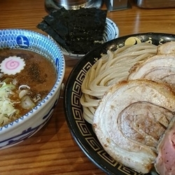 チャーシューつけ麺（大盛）+海苔
