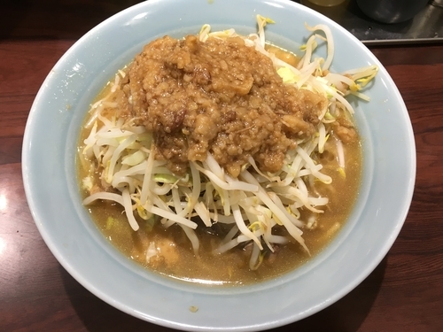 「ミニラーメン+豚マシ／￥750+150」@立川マシマシ SSRの写真