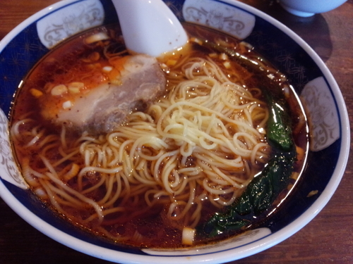 「さんほんめん」@支那麺 はしご 銀座八丁目店の写真