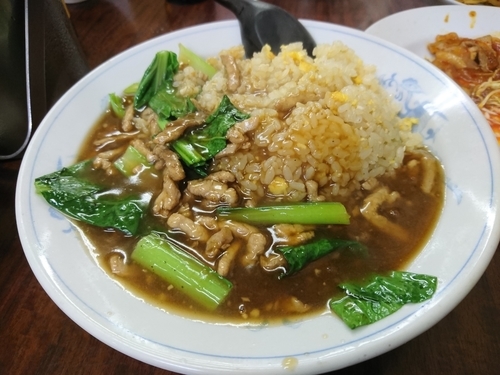 「あんかけチャーハン850円＋生ビール、他いろいろ」@ガットコ食堂 大の写真