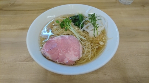 「冷やし煮干しらぁめん 700円 + チャーシュー丼 250円」@麺処 有彩の写真