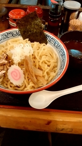 「熟成つけ麺 780円（大盛茹で後510g無料）」@三代目 藤村商店の写真