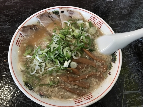 「せあぶら中華 ネギまし」@たなか中華そば店の写真