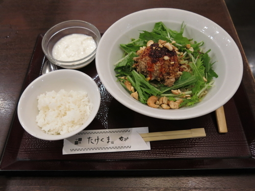 「冷やし担々麺：1100円」@中国料理たけくまの写真