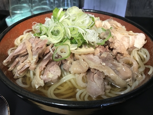 「冷たい鳥中華 大 750円」@肉そば藤七の写真