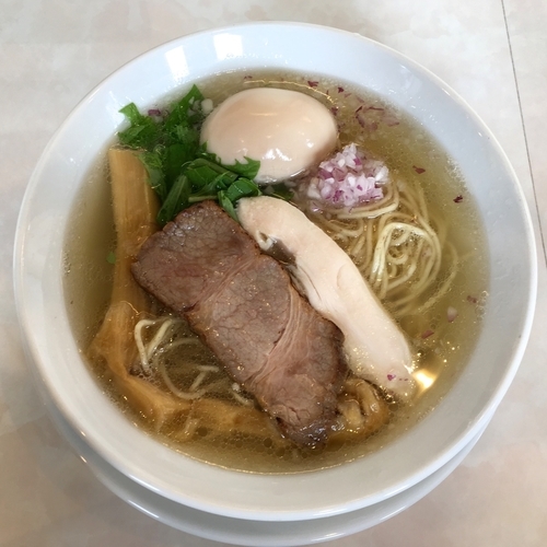 「味玉塩そば」@noodle kitchen KYOの写真