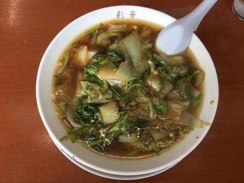 「彩華ラーメン 小」@彩華ラーメン 松原店の写真