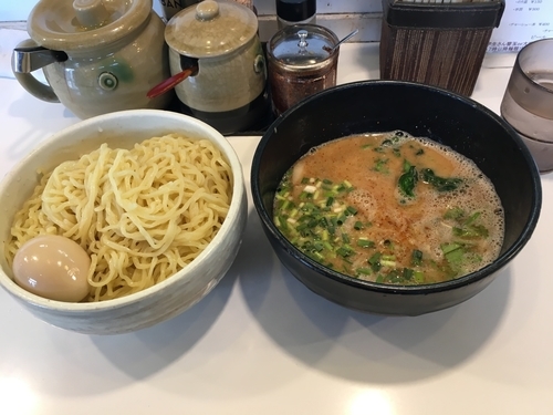「ぐうつけ麺(白豚骨スープ) ¥800+味玉サービス」@ぐうたらの写真