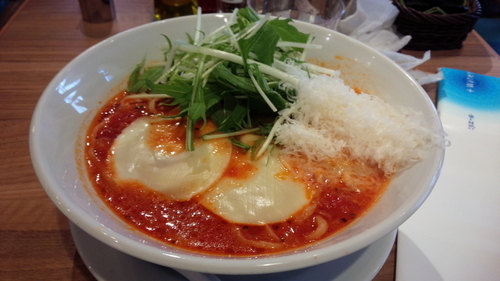 「モツァレラチーズトマト麺」@トマトの花 吉祥寺店の写真