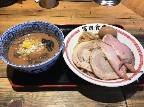 「特製濃厚つけ麺」@松戸中華そば 富田食堂の写真