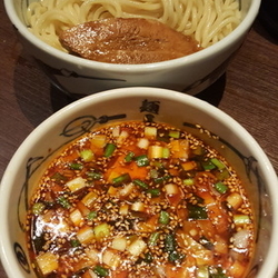 蒲辛つけ麺大盛