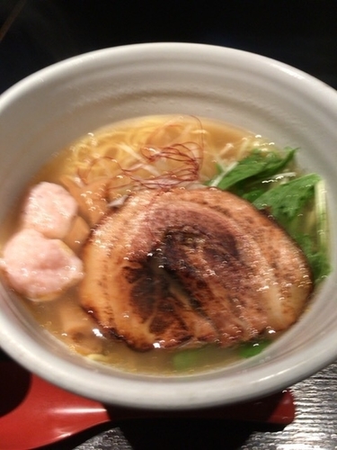 「銀笹塩ラーメン、半鯛飯」@麺処 銀笹の写真