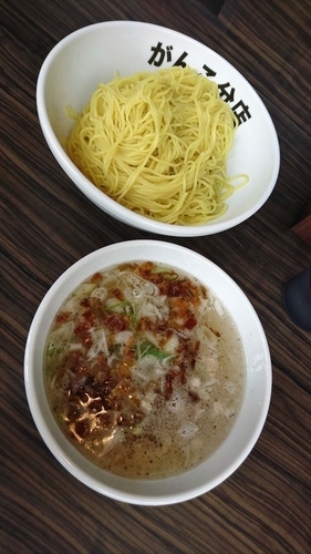 「『塩つけ麺 2玉(￥1000)』」@元祖一条流がんこ 総本家(二代目)の写真