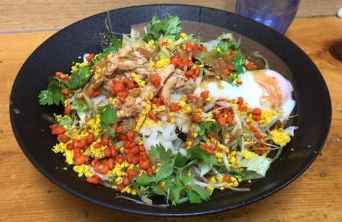 「インドの冷やし中華(限定･一口ライス付)850円」@口樂の写真