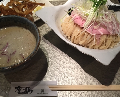 「鶏つけSOBA」@鶏soba 座銀 南船場にぼし店の写真