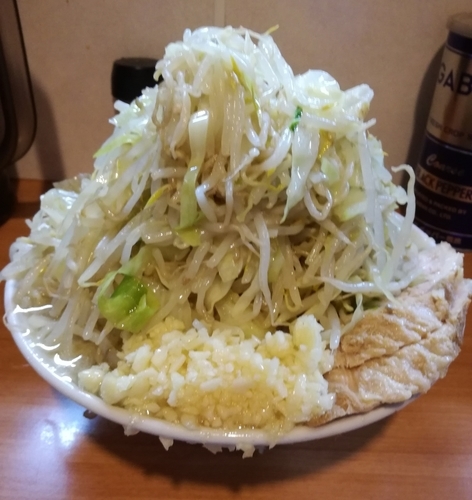 「限定　夜のしお:800円（ニンニクヤサイマシマシ）」@豚星。の写真