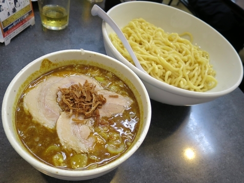 「カレーつけ麺 ８００円」@ハッスルラーメンホンマ 亀戸本店の写真