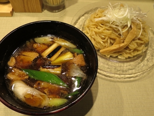 「鴨汁つけそば ８８０円」@らーめん 鴨to葱の写真